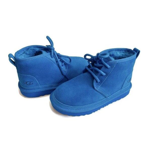 UGG Neumel II Chukka Boots Big Kids Size 4 Womens Sz 5 Suede Dive Blue 1017320K - Picture 8 of 8